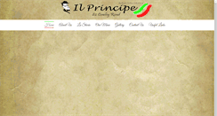 Desktop Screenshot of ilprincipedeli.co.uk